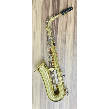 Sax Alto Yamaha YAS-23 Laqueado Com Chaves Niqueladas